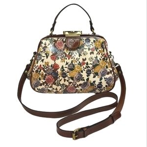 Patricia Nash Gracchi Leather Crossbody Handbag